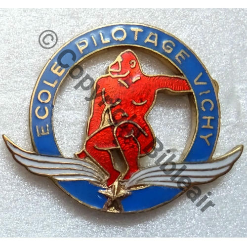 NH  ECOLE PILOTAGE VICHY  SM 2Anneaux Dos lisse NON EVIDE SOUS BRAS Src.P.GOUT 207Eur04.26 